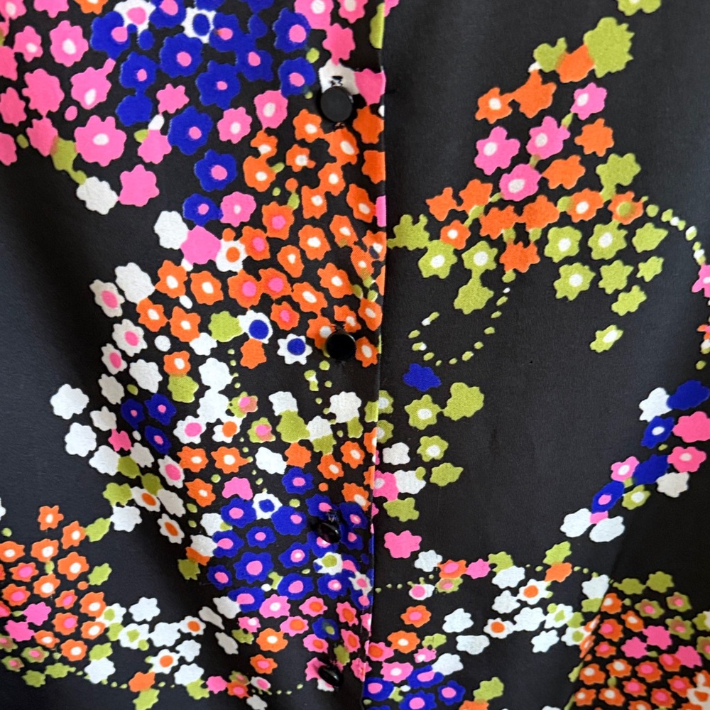 Vintage 70’s Graff Floral Women's Top - Picture 4 of 8